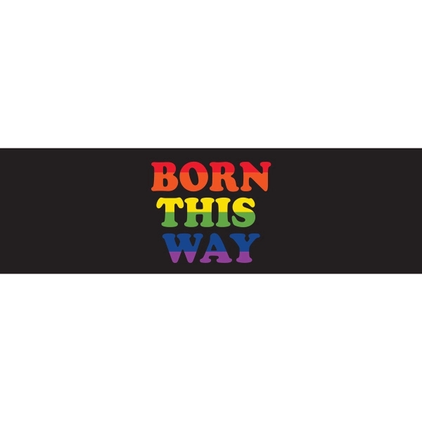 Born This Way Window Decals 3" x 10" 2