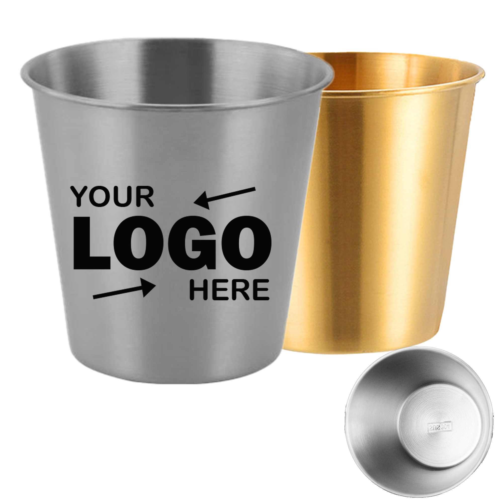 304 Stainless Steel Large Capacity Metal Ice Bucket 4