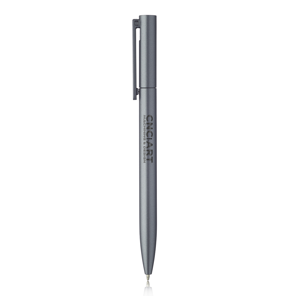 Matte Coating Click Plastic Ballpoint Pen 3