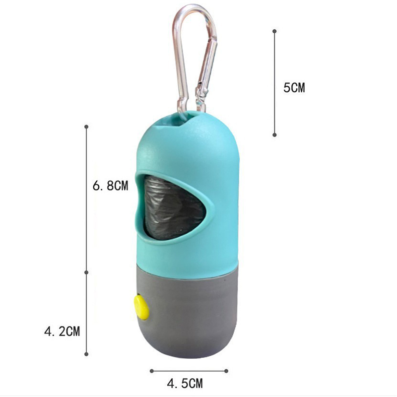 LED Flashlight Dog Poop Bag Dispenser 5