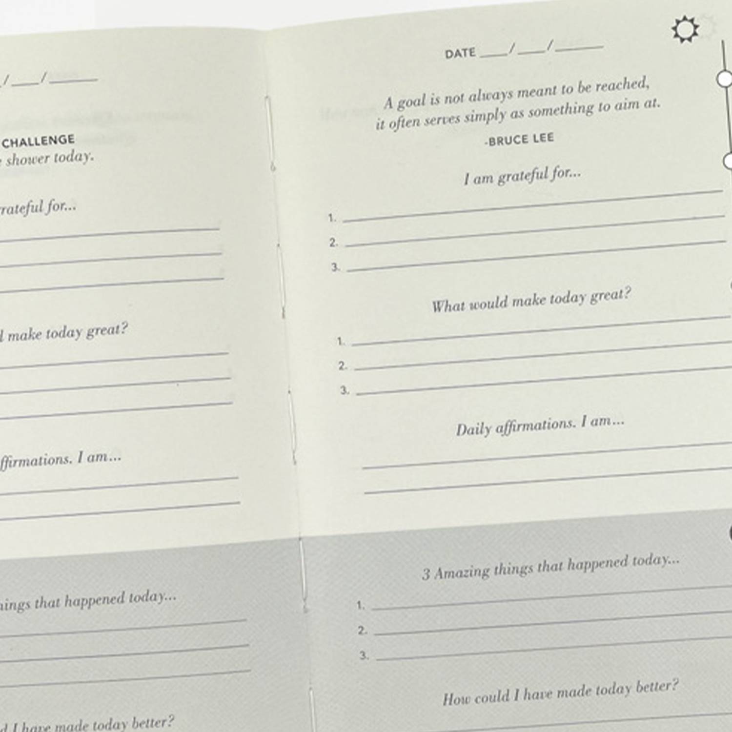 The Five Minute A5 Daily Gratitude Journal 2