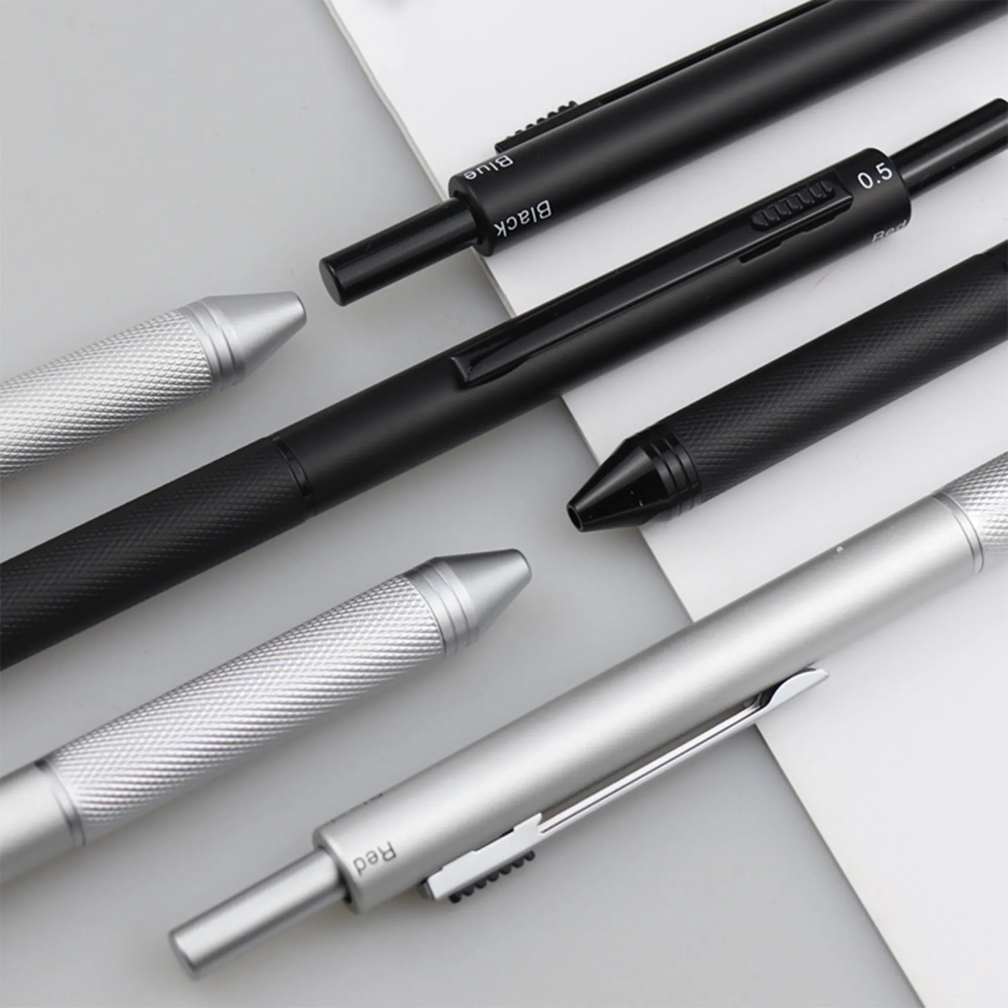Multifunctional Metal Press Ballpoint Pen 4