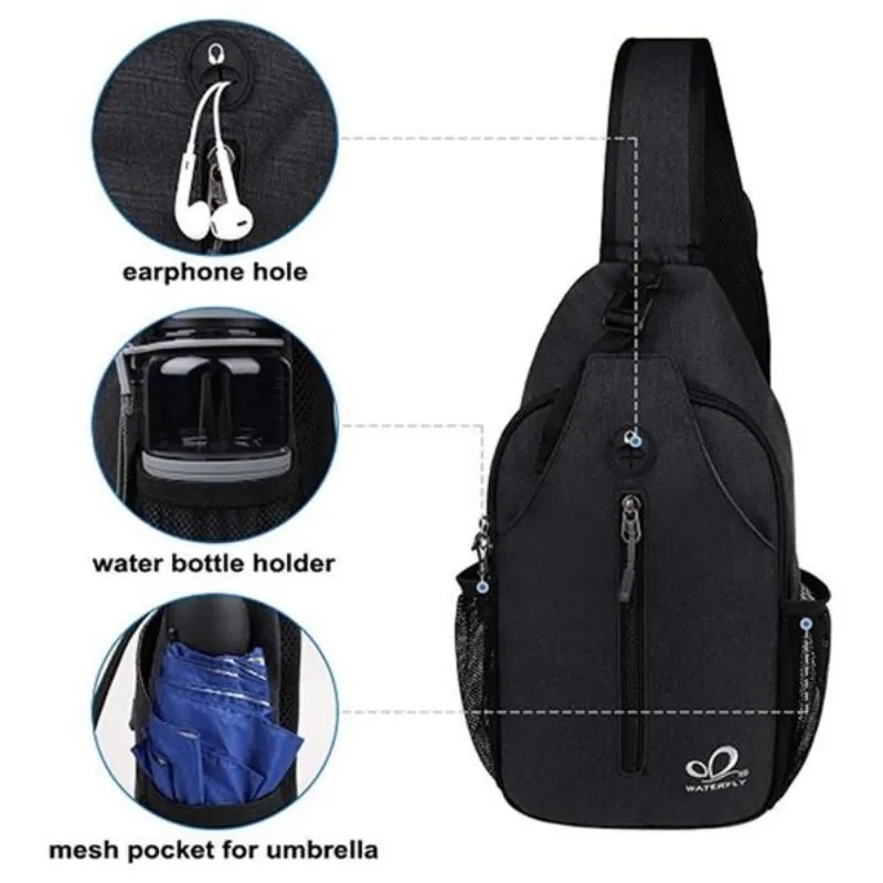 Nylon Waterproof Chest Bag 7