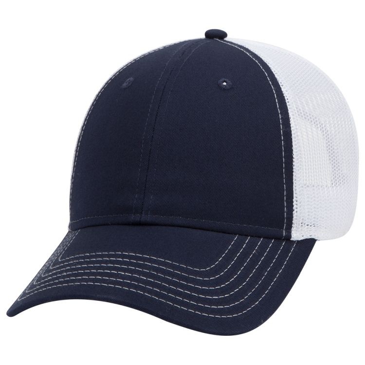 OTTO CAP® 6 Panel Low Profile Mesh Back Trucker Hat 4