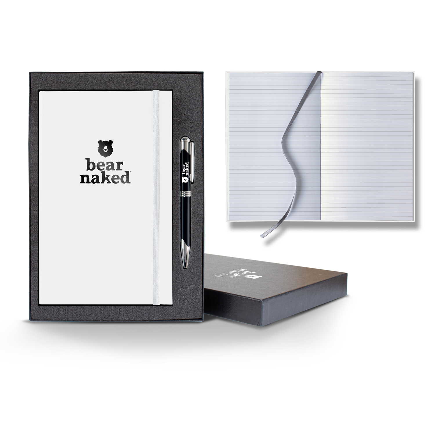 Castelli Matra Banded Medio Lined White Page Journal Gift Set 7