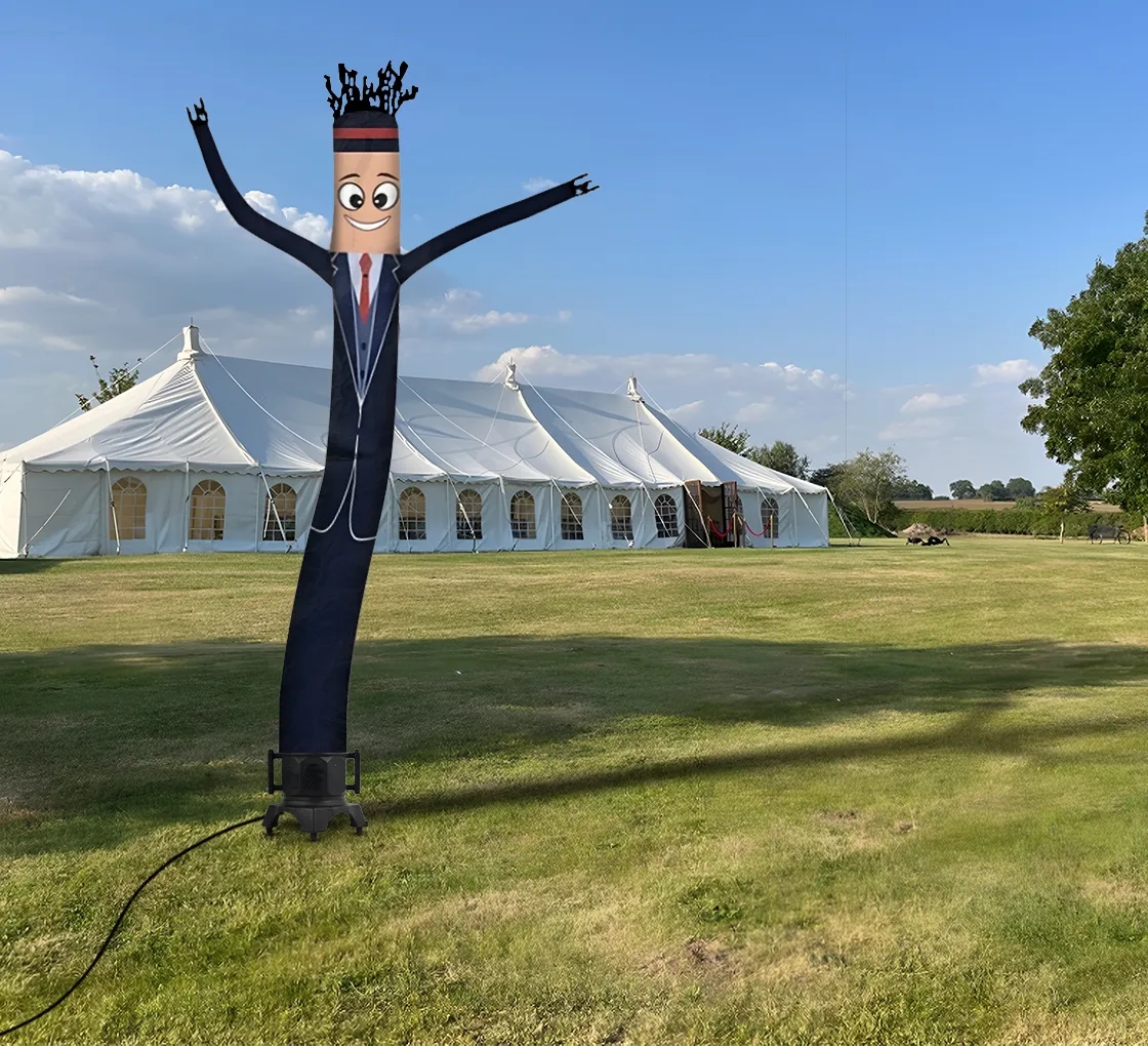 Tuxedo Inflatable Tube Man with Blower 7