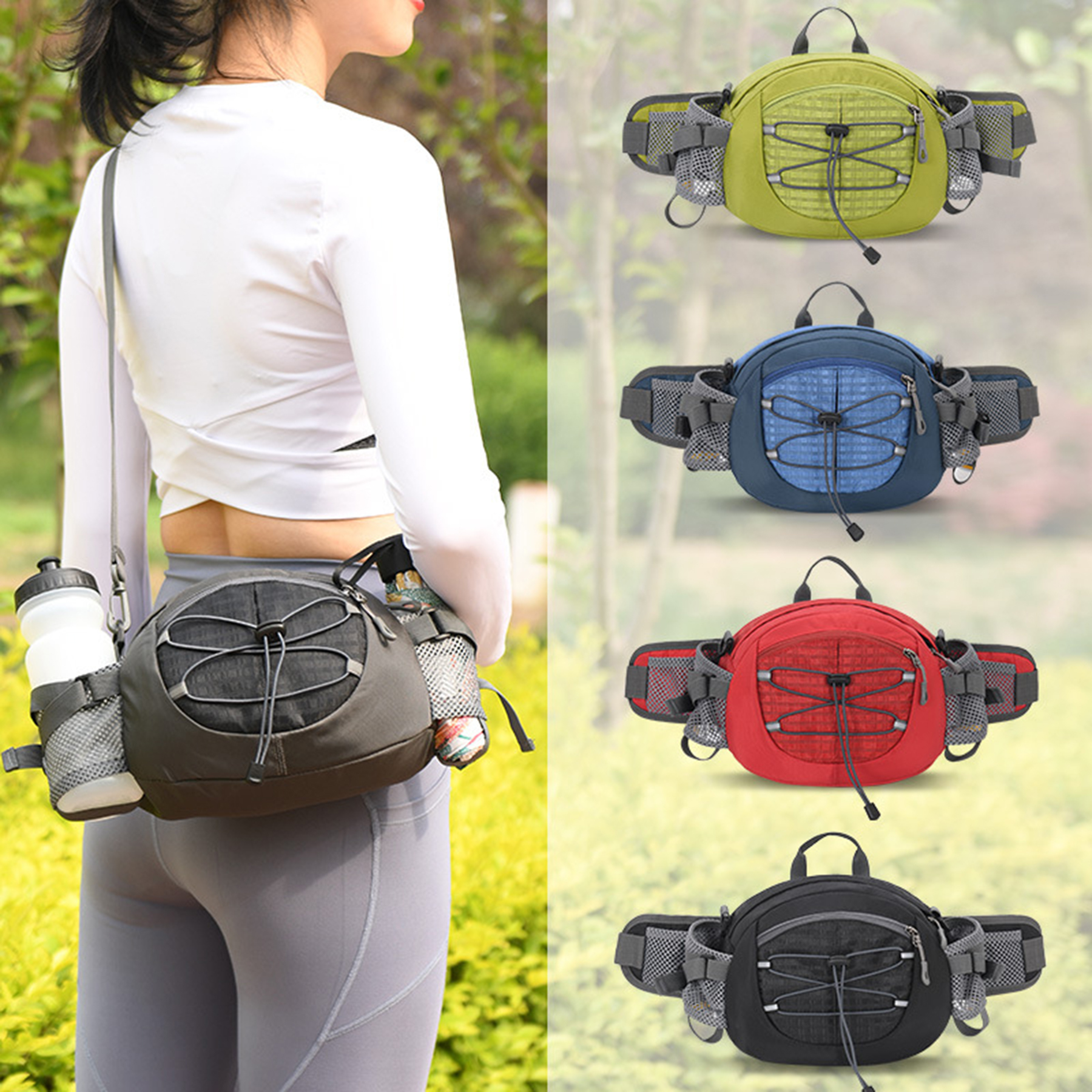 Nylon Sports Waist Bag 2