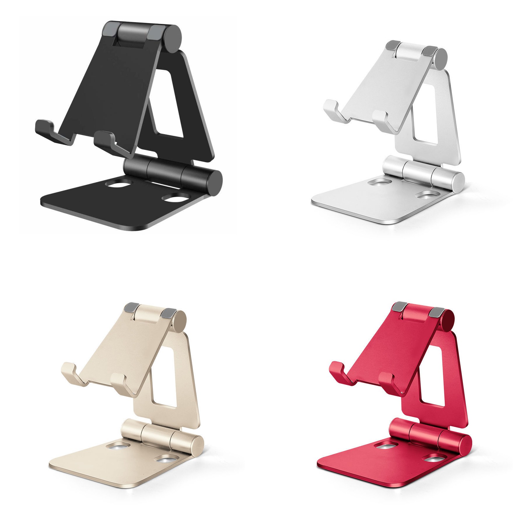 Portable Dual Folding Cell Phone Stand 2
