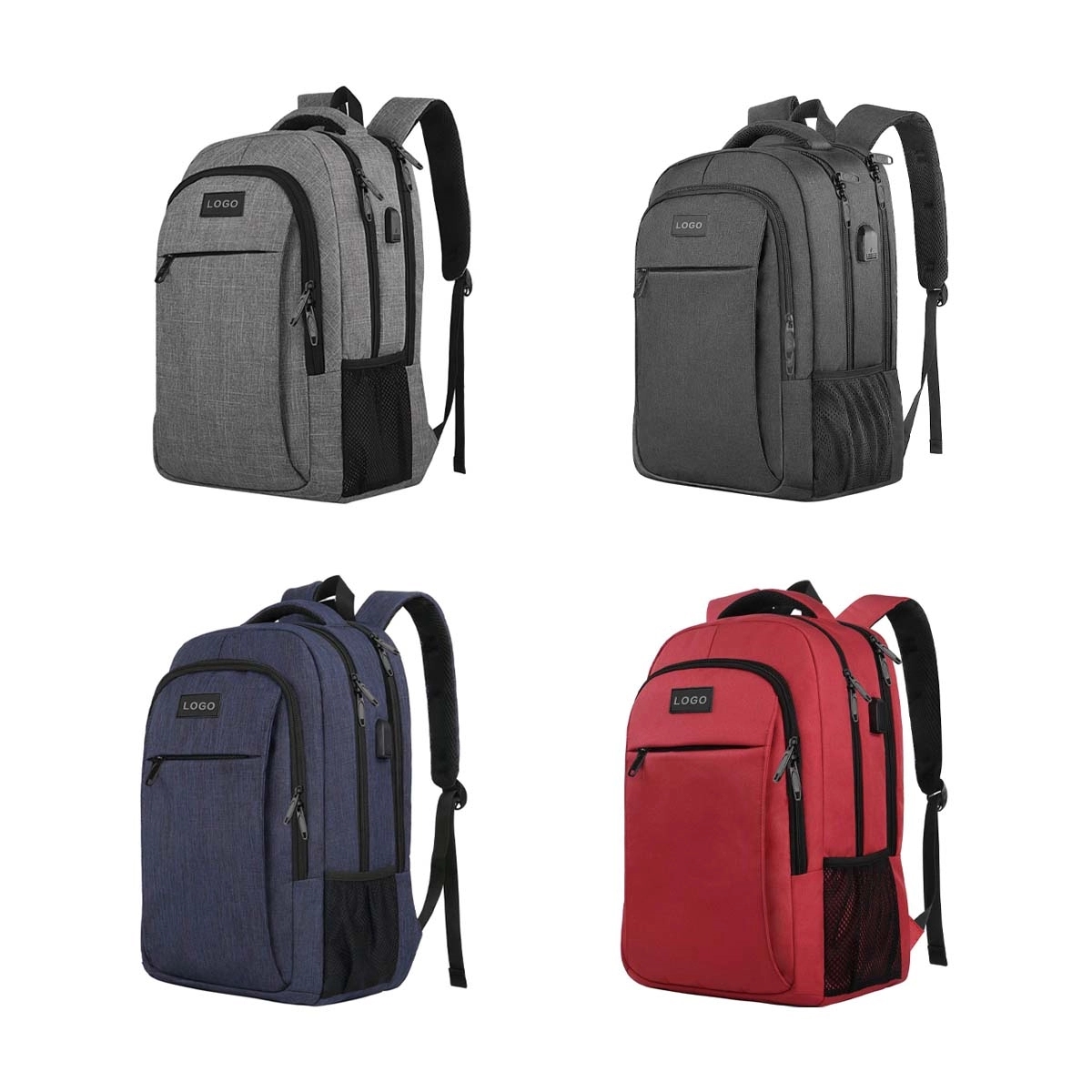 Large Travel Laptop Backpack with USB Charging Port 3