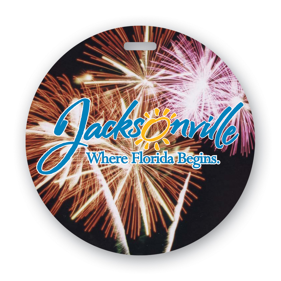 Laminated Name Badge (3.5"x3.5") Circle 3