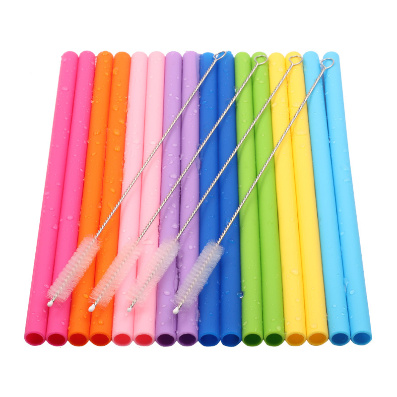 Reusable Silicone Drinking Straw 2