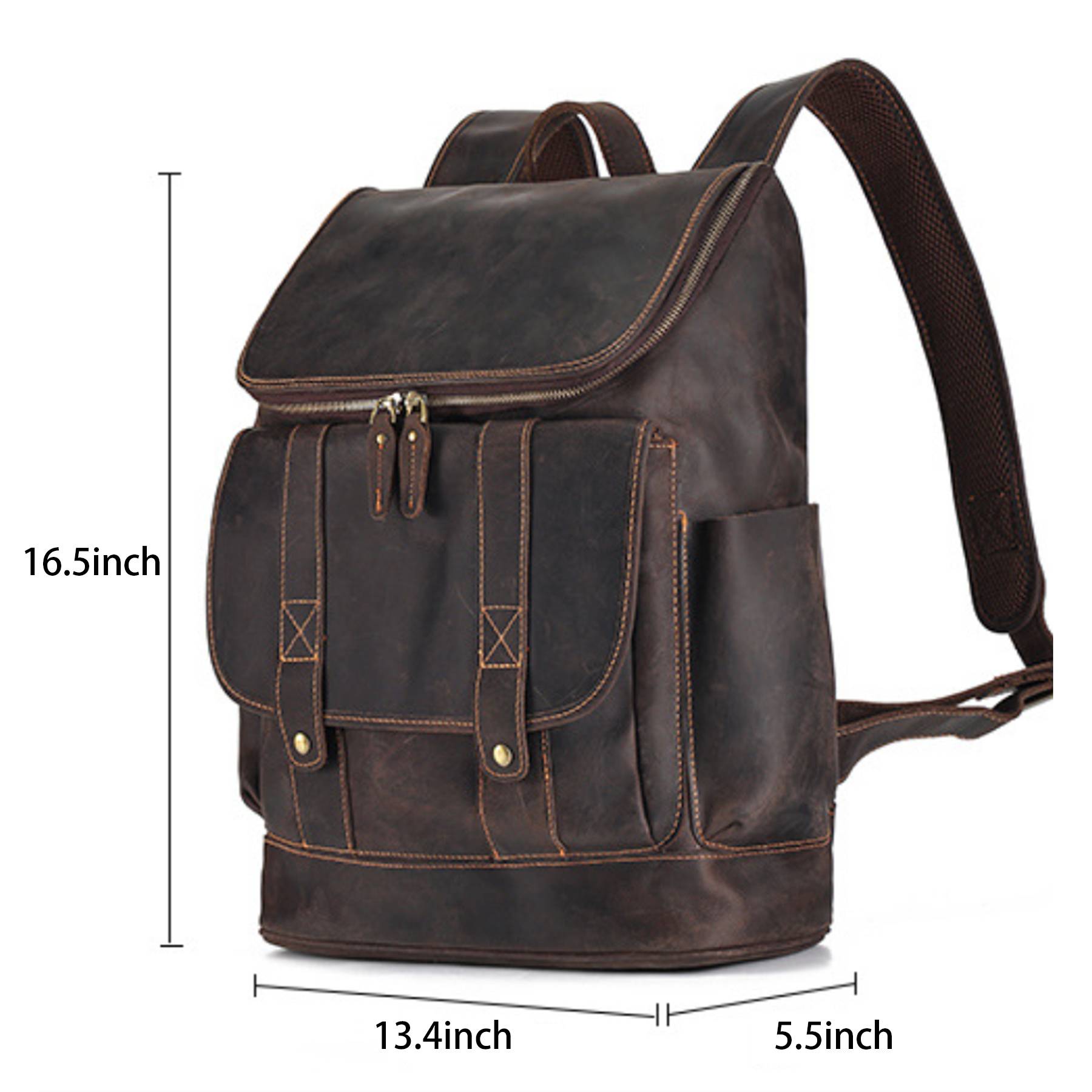 Leather Backpack for Men 6