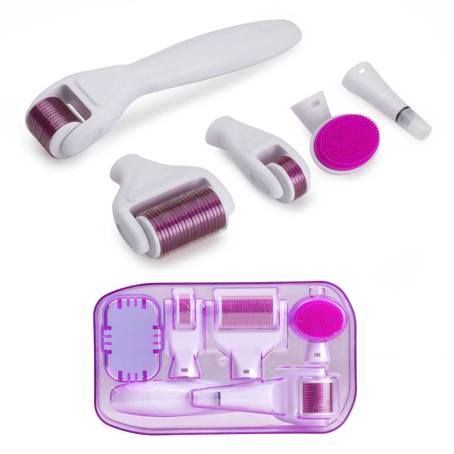 6 in 1 Dermaroller Kit for Face and Body Micro Needle 7