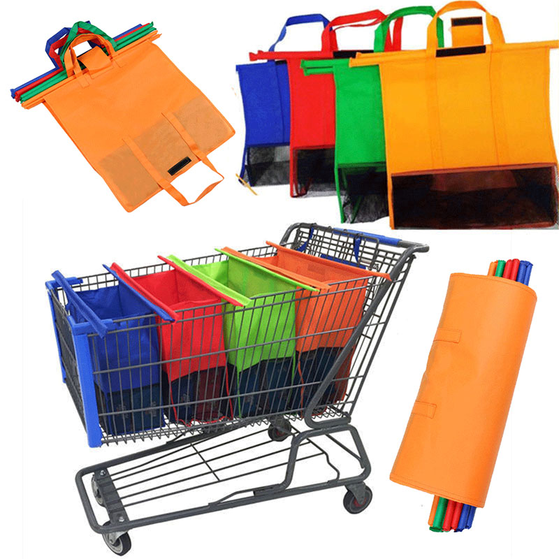 Reusable Nonwoven Shopping Cart Trolley Bags 1