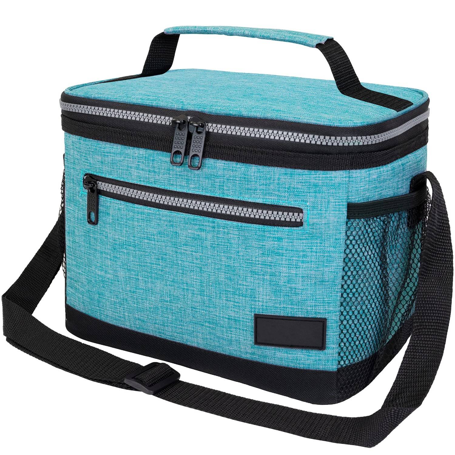 8L Leakproof Oxford Insulated Lunch Cooler Bag w/ Pocket 10