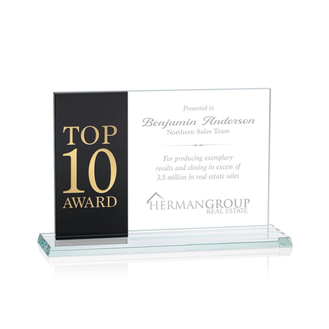 Composite Horizontal Award - Black 3