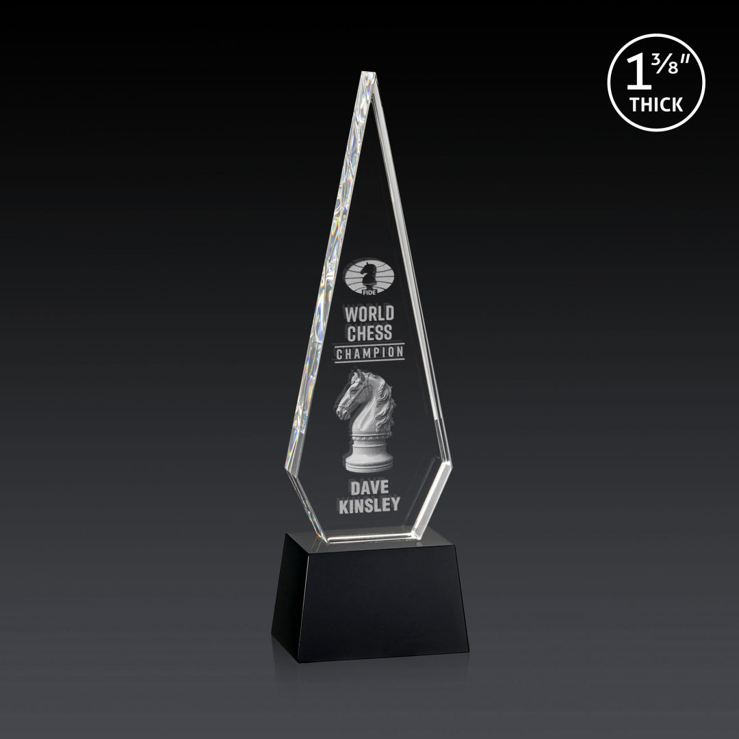 Springfield 3D Award on Robson Base - Black 7