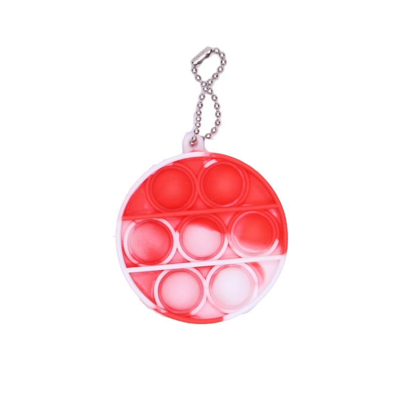 Rainbow Push Pop Keychain 2