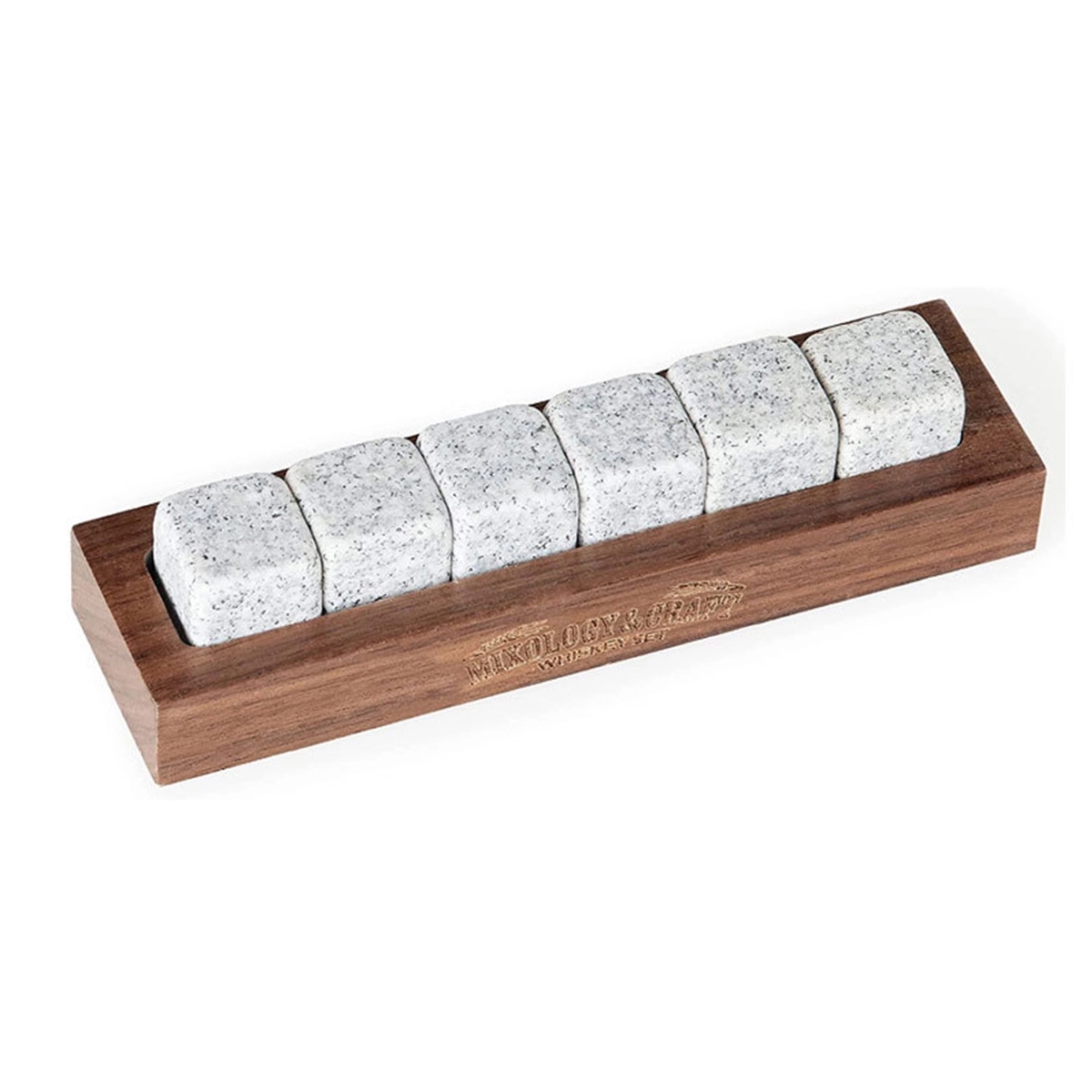 Custom Wooden Box Granite Ice Cubes Stones 7
