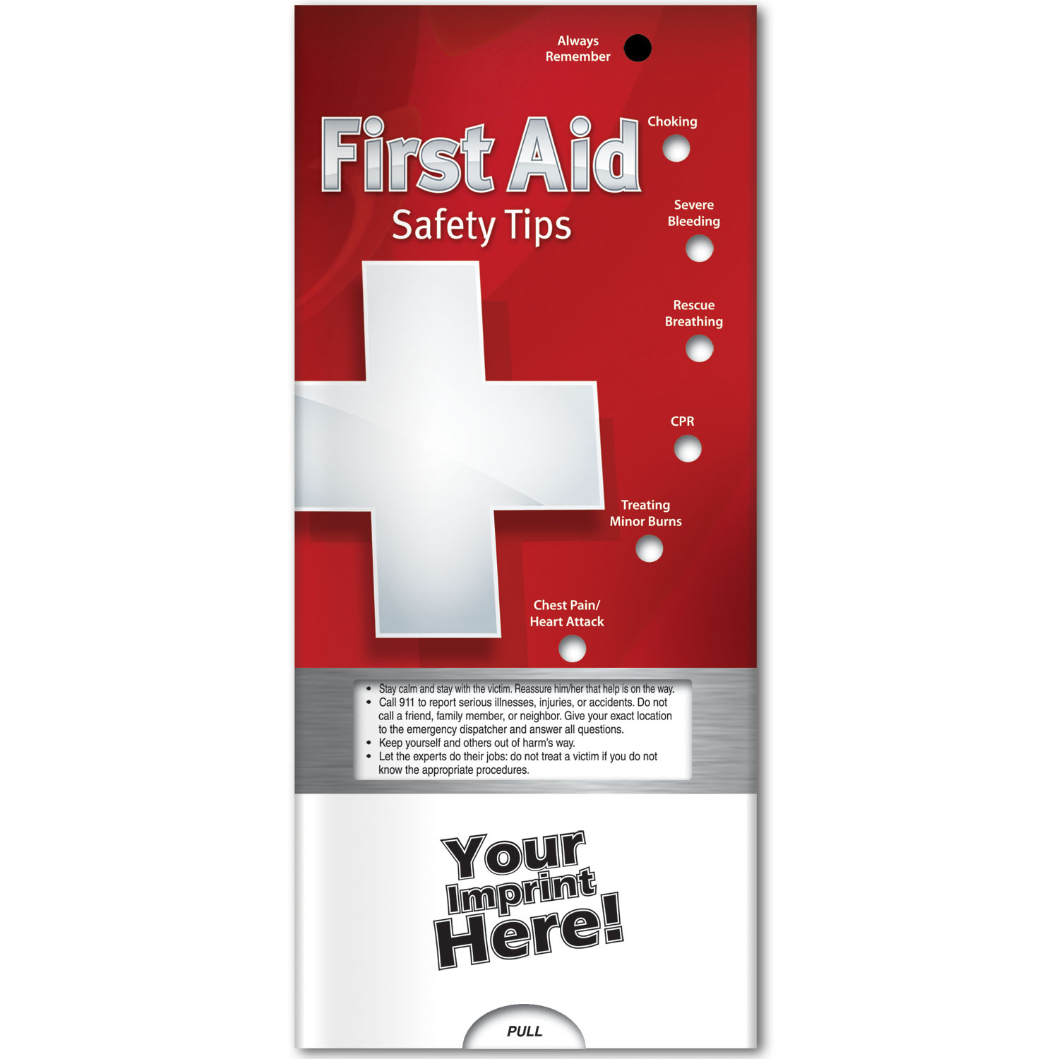 Pocket Slider - First Aid: Safety Tips 3