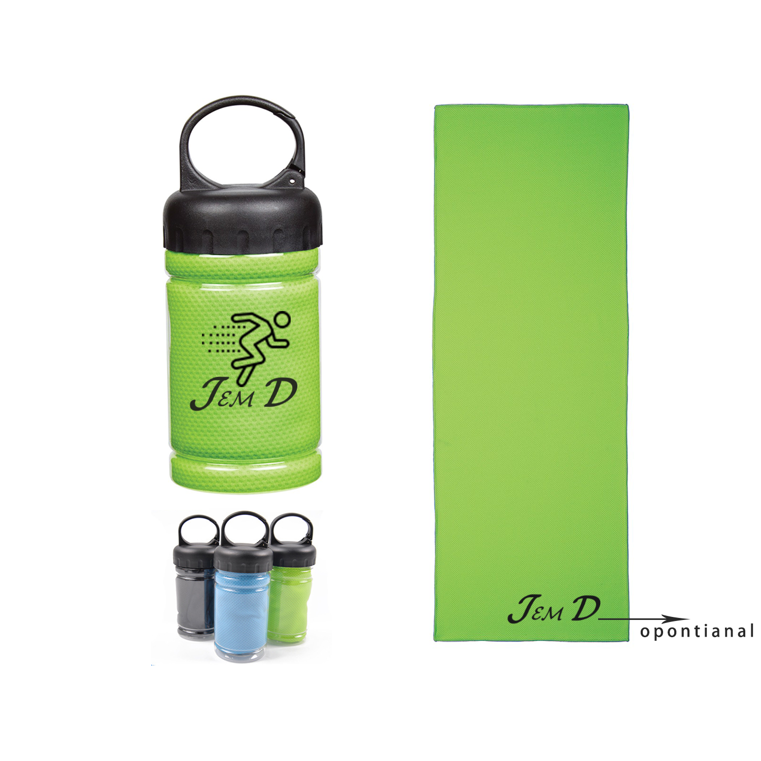 Cooling Towel w/ Portable Can 2
