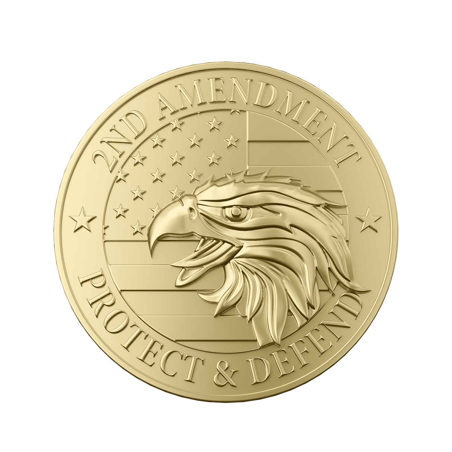 Custom 2D Die Struck Mint Coins 2.25" 12