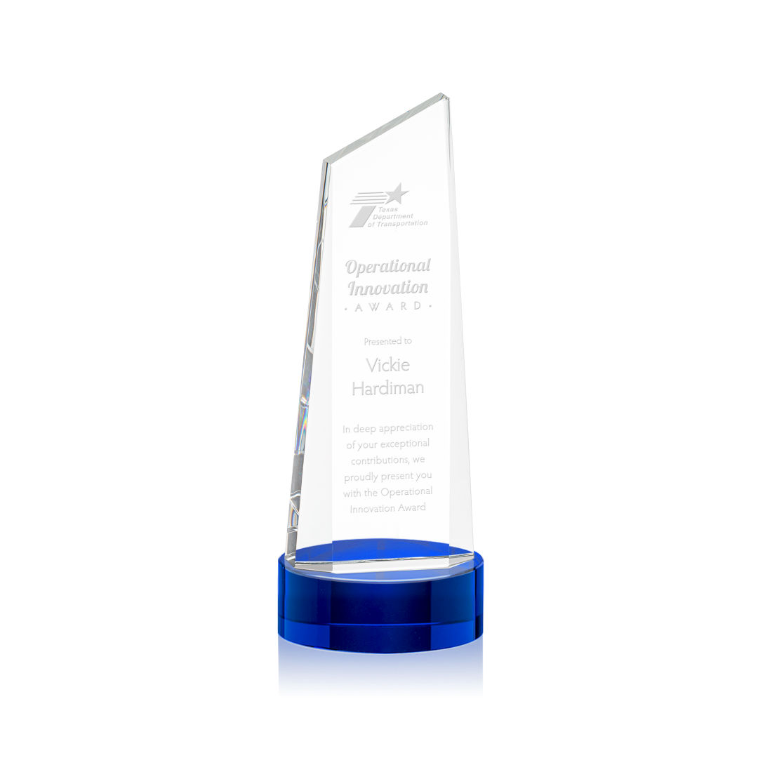 Belmont Tower Award on Stanrich Base - Blue 9