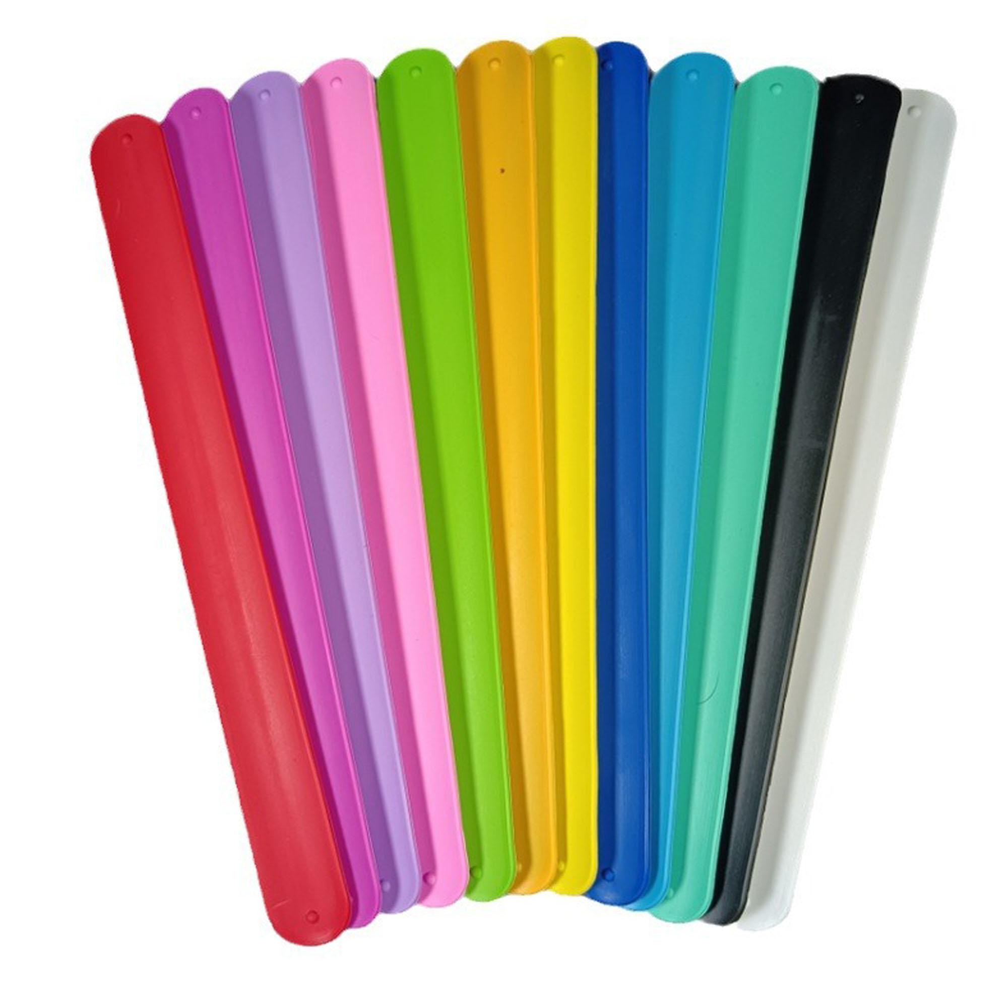 Silicone Rainbow Slap Bracelet 2