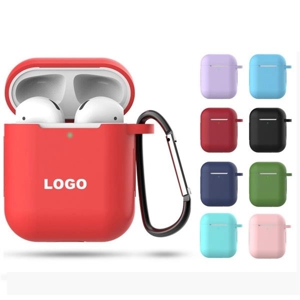 Silicone Ear Pod Case with Carabiner 5