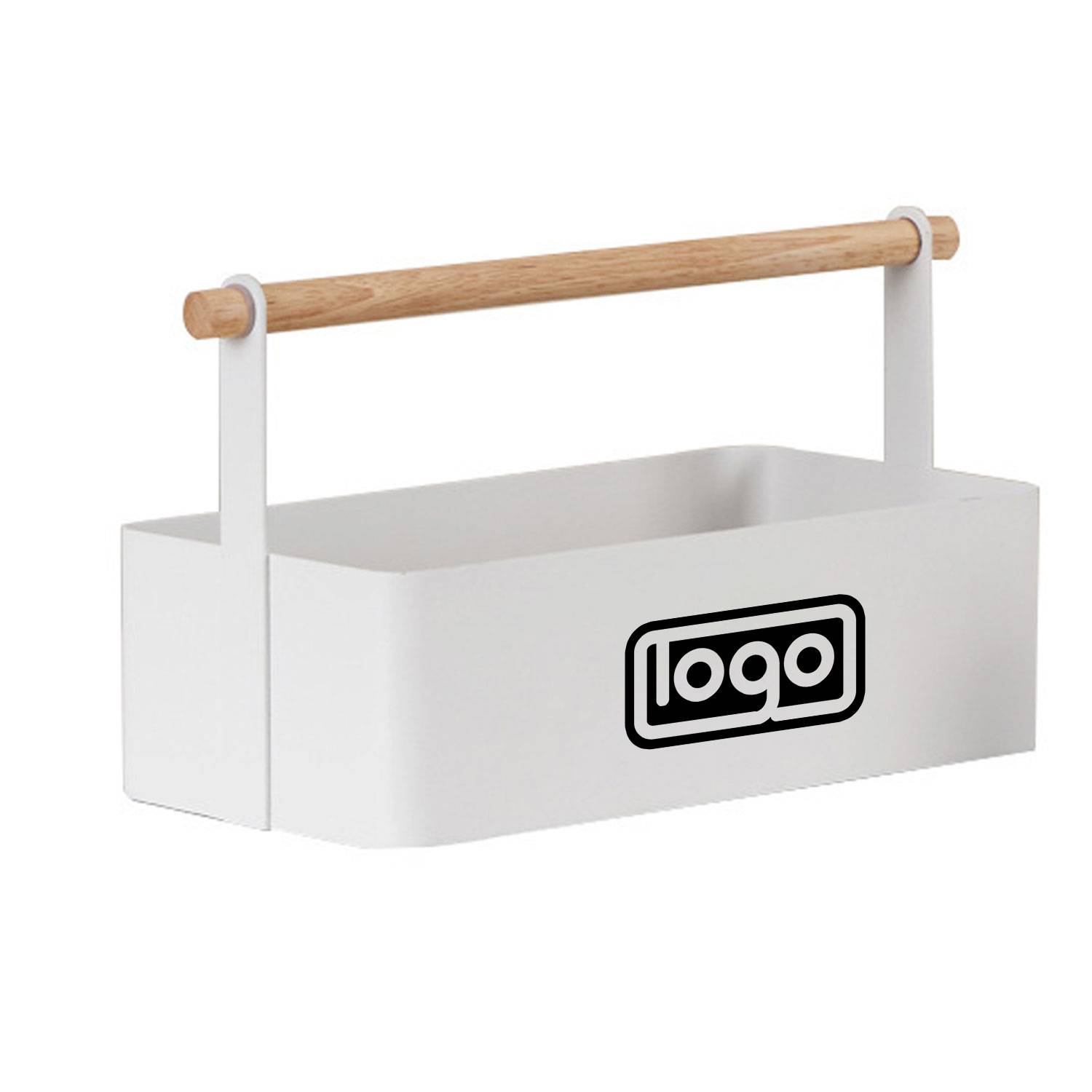 Stainless Steel Storage Box with Wooden Handle 3