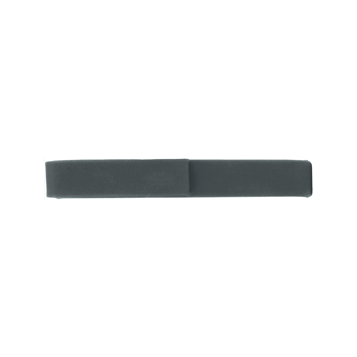 Black/Silver Leatherette Single Pen Case 2