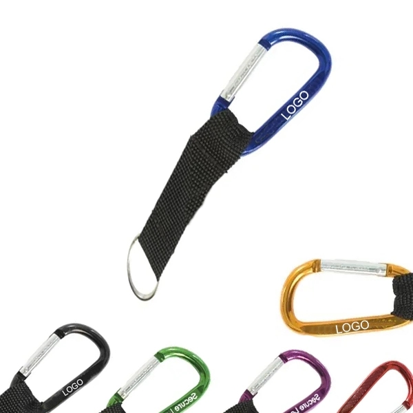Small Carabiner with Strap 1