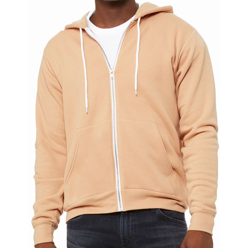 Bella Unisex Poly-Cotton Fleece Full-Zip Hoodie 5