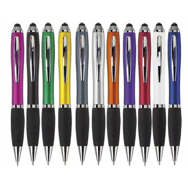 Curvy Stylus Pen With Rubber Grip 6