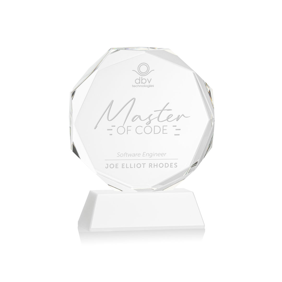 Acadian Award on Newhaven Base - White