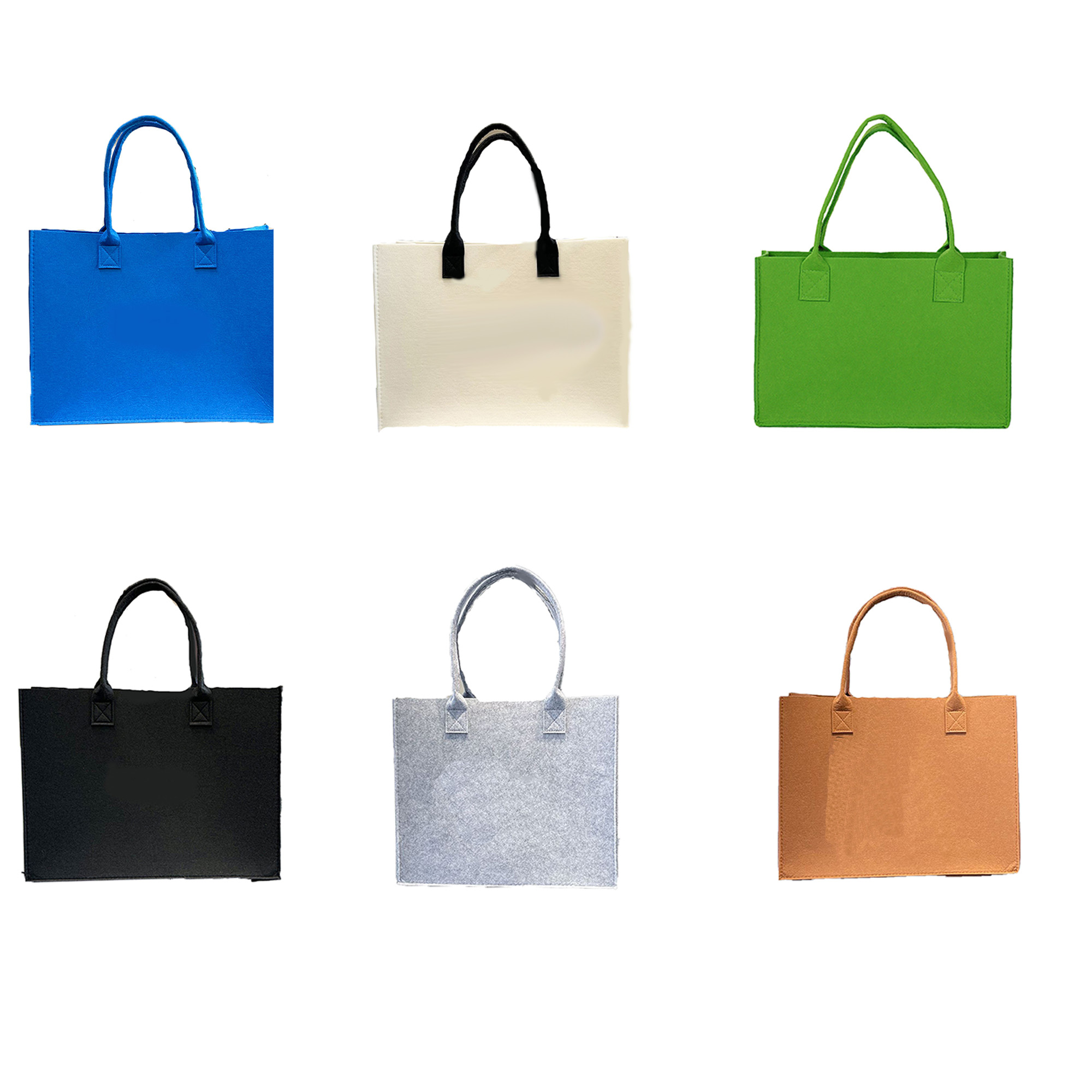 Large-capacity Felt Tote Bag, custom tote bag with logo imprint 2