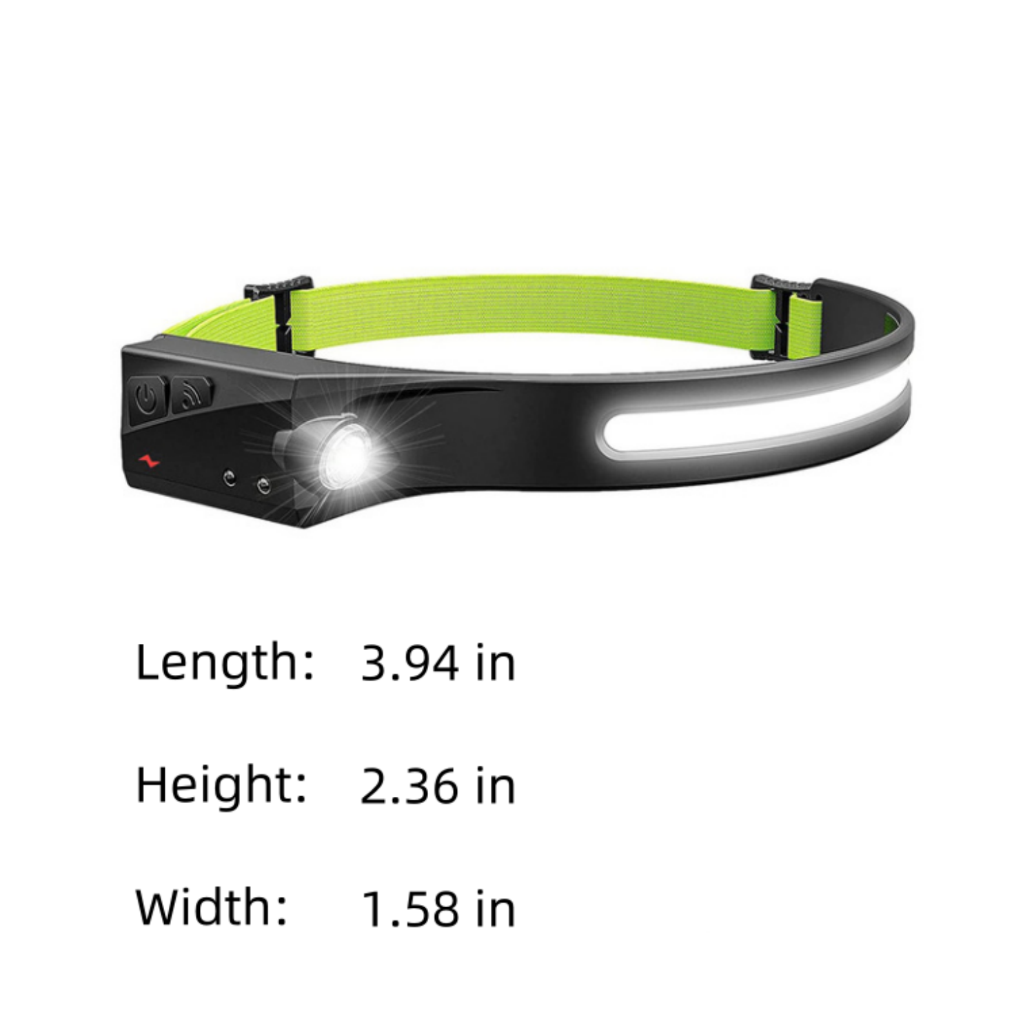 USB LED Headlamp w/ Hand Wave Sensor – Bright & Lightweight 2