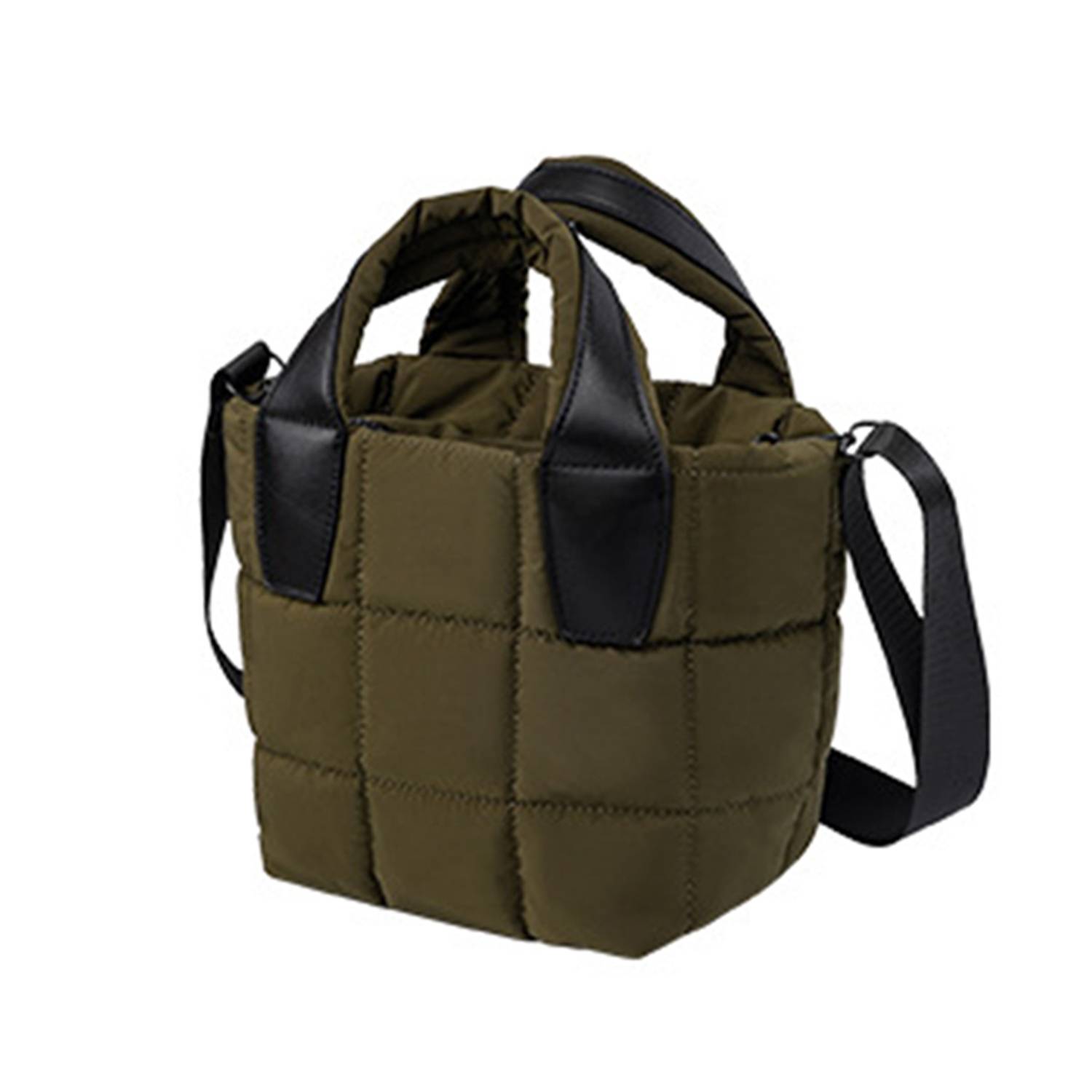 Quilted Small Puffer Tote Bag 5