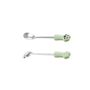 Ceramic Paw Shaped Steel Spoon 10