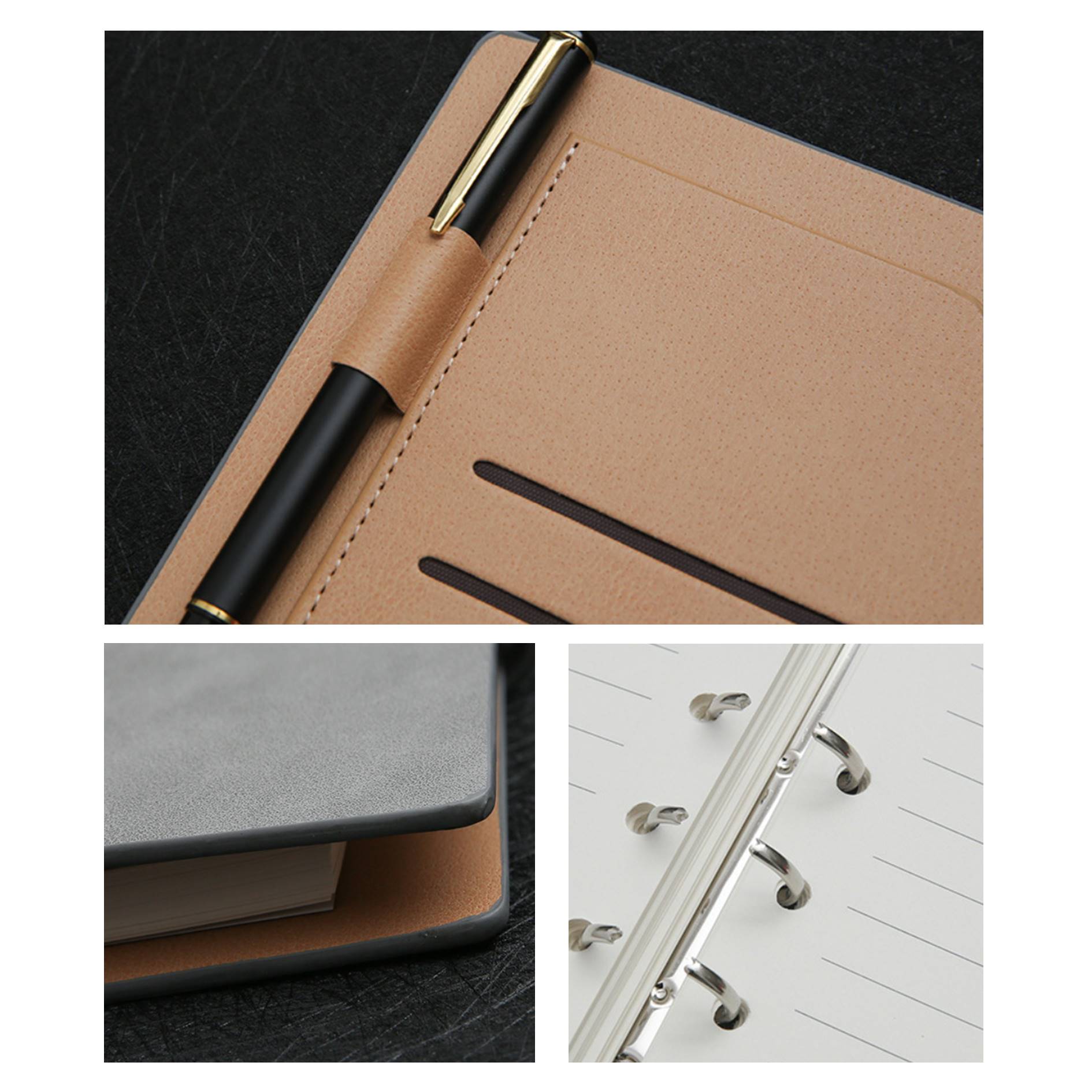 Refillable Notebook And Pen Business Set 3