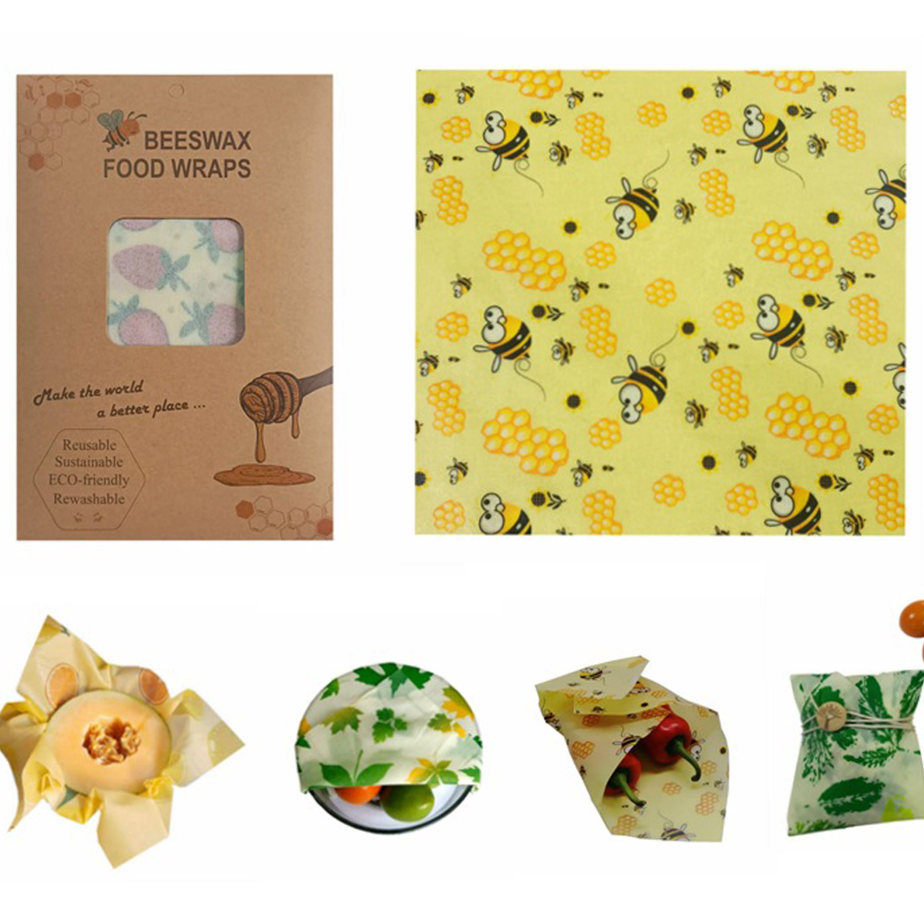 Beeswax Fresh Food Cloth 2