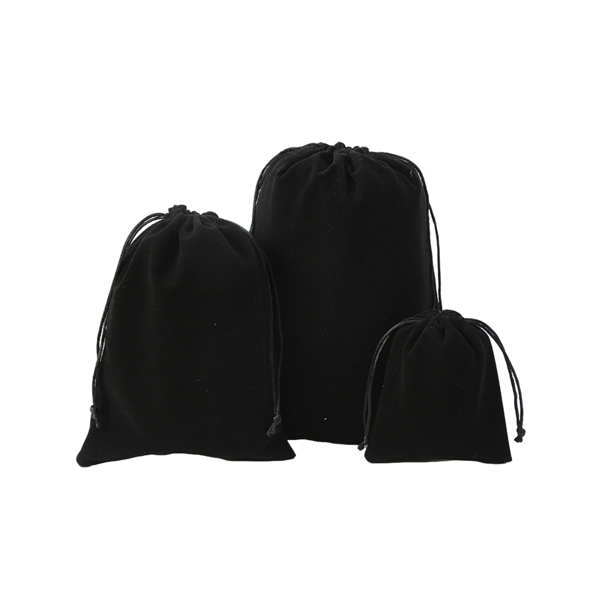 Flocked Drawstring Jewelry Storage Bag 17