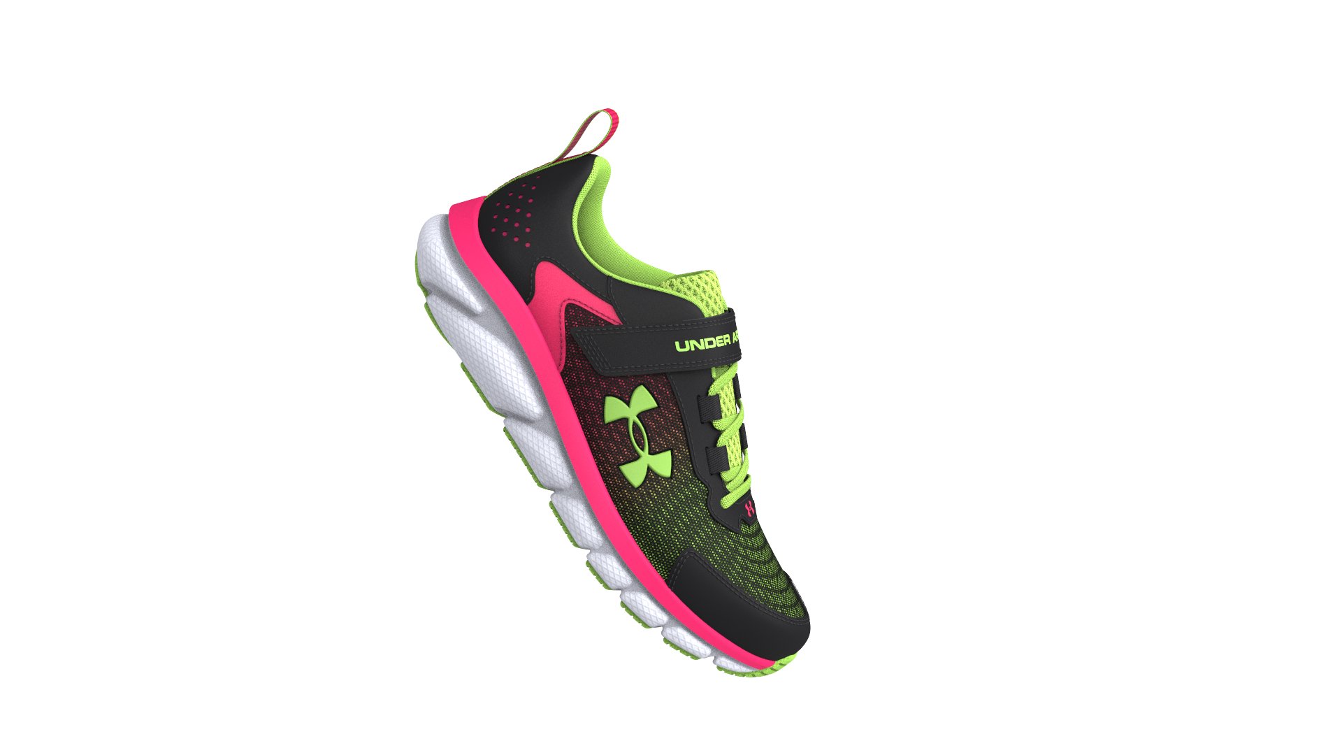 UA Assert 9 AC Girls' Pre-School Running Shoes 6