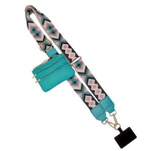Crossbody Phone Strap Lanyard with Zippered Pouch 4