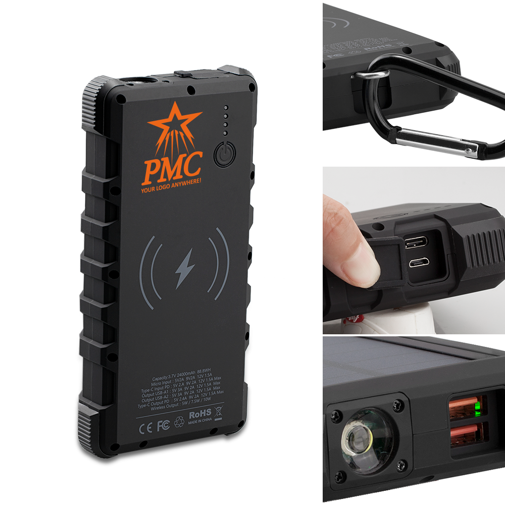 Neptune IP67 Waterproof Solar 24000mAh Power Bank 9