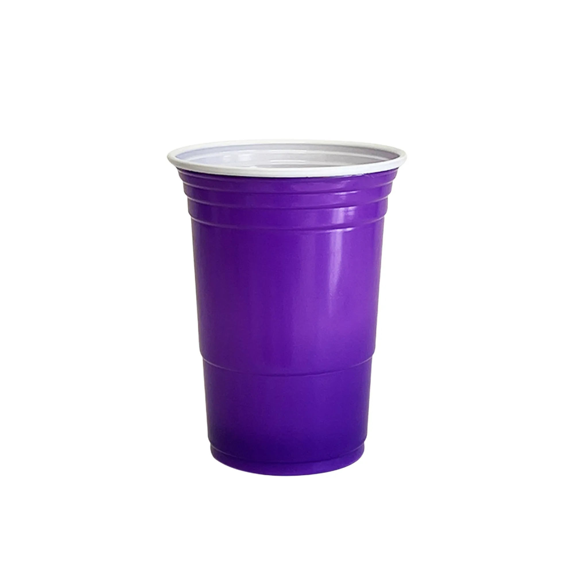 Custom Logo 16oz Disposable Plastic Beer Pong Red Party Cups 2