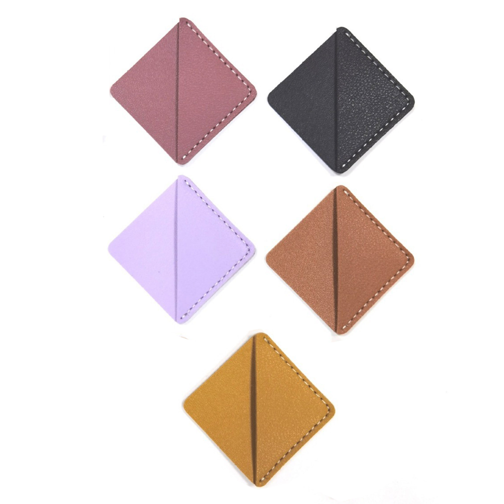 PU Leather Bookmark Page Corner 6