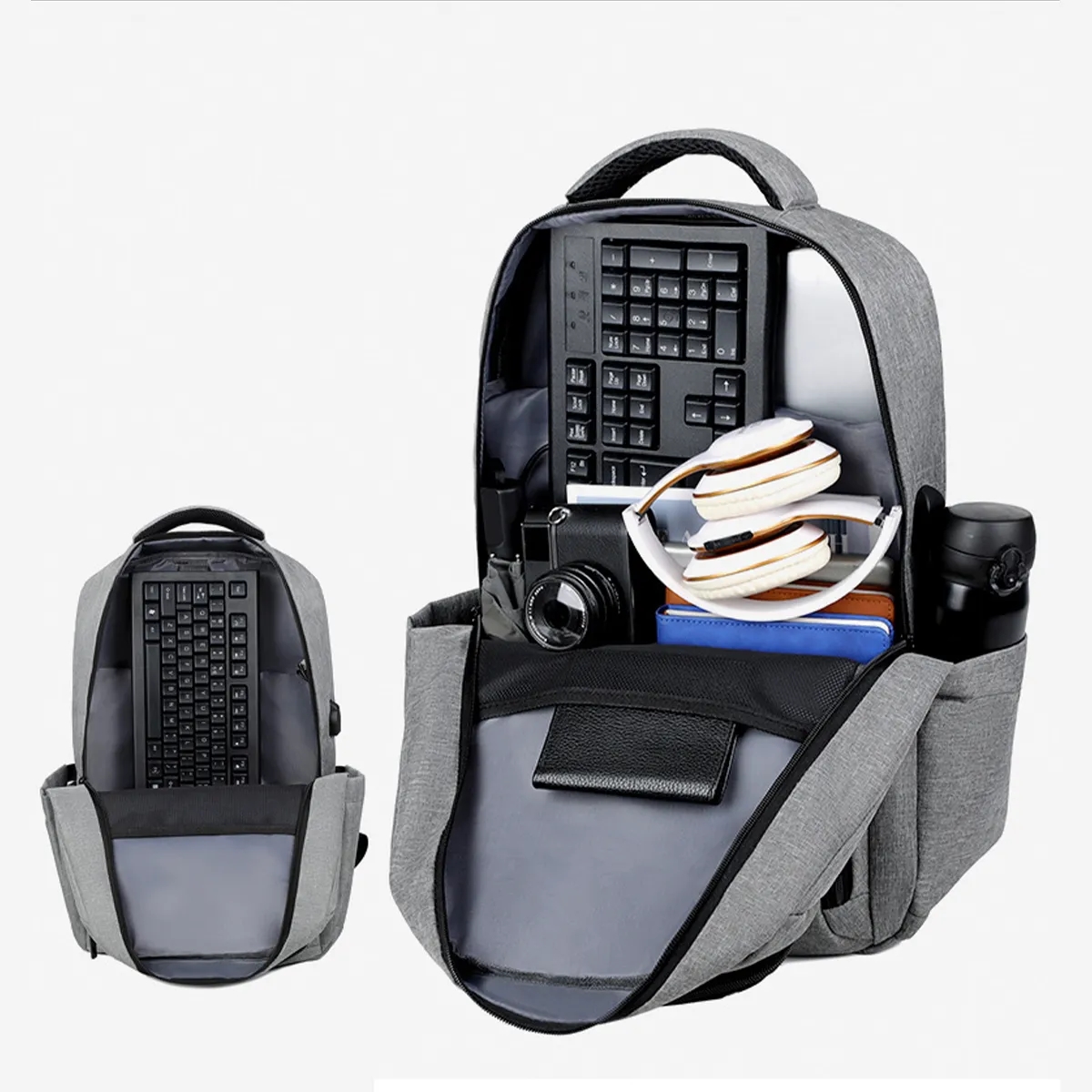 Men's USB Charging Port Large Capacity Travel Backpack 2