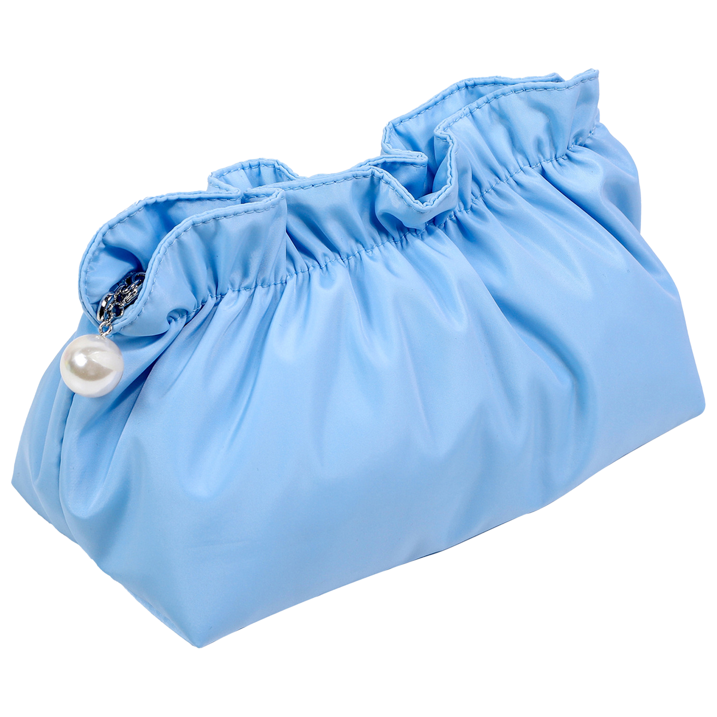 Polyester Portable Waterproof Pleated Makeup Bag 15