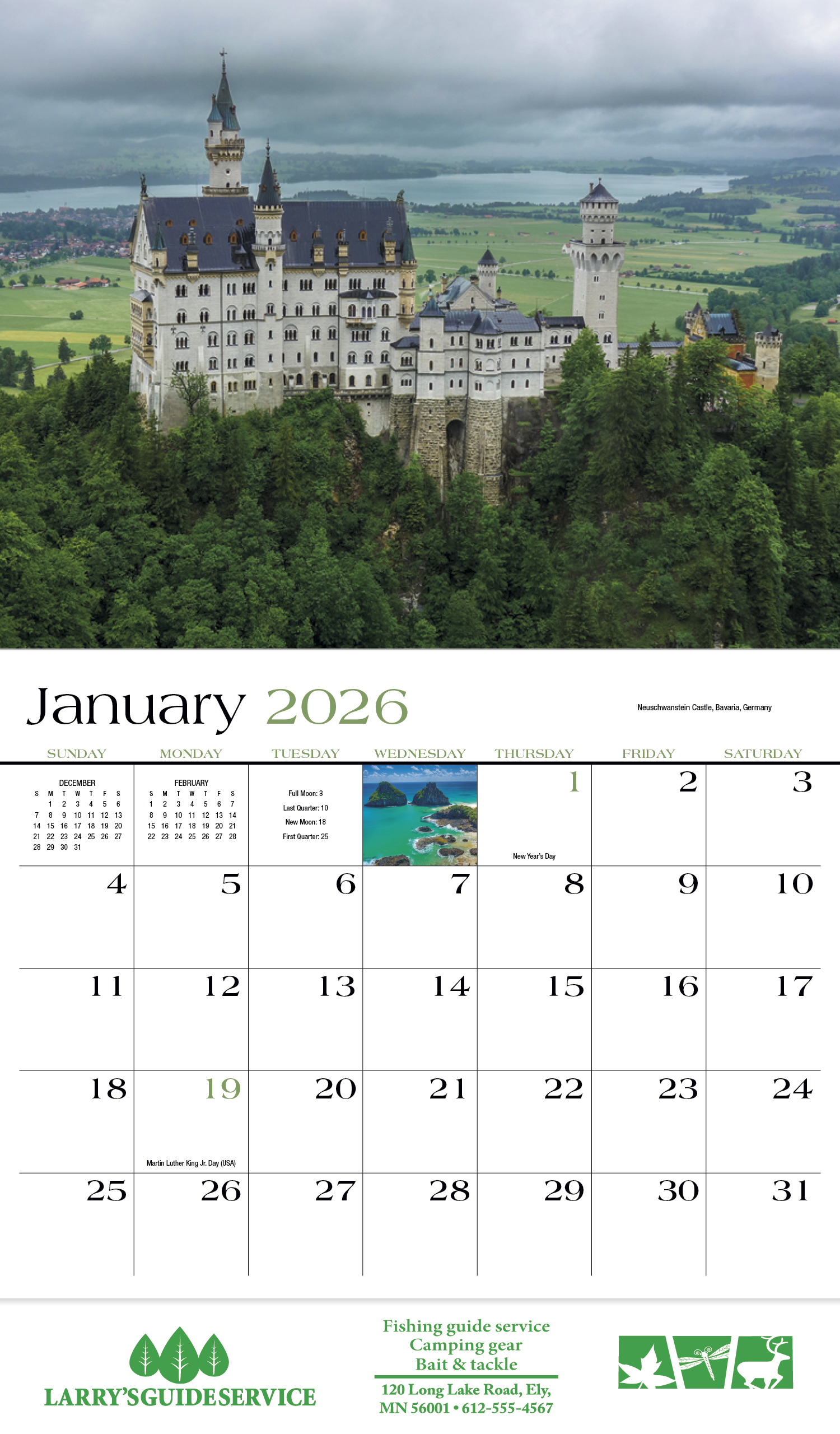 HotLine® Products Destination Dreams® Appointment Calendar - Stapled 1